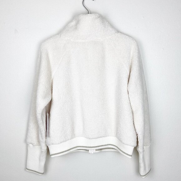 ATHLETA | Tugga Sherpa Cream Jacket Large NWT - Picture 6 of 13